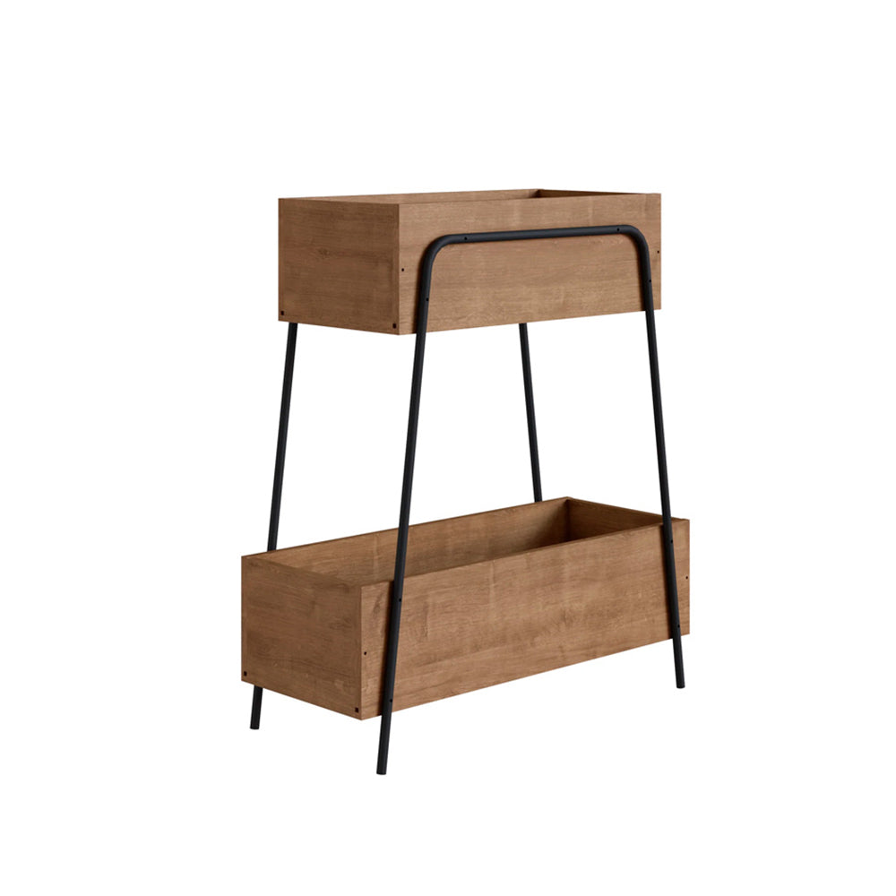 Organizador Chantou - Negro y Color Madera - Tugow