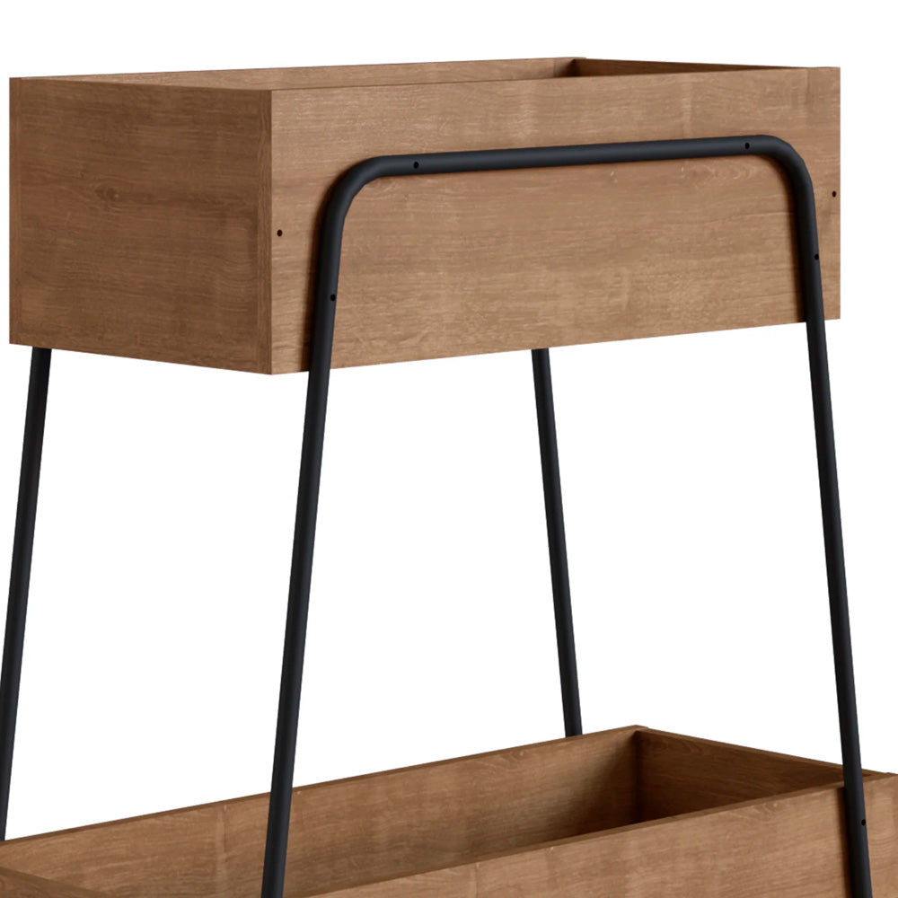 Organizador Chantou - Negro y Color Madera - Tugow