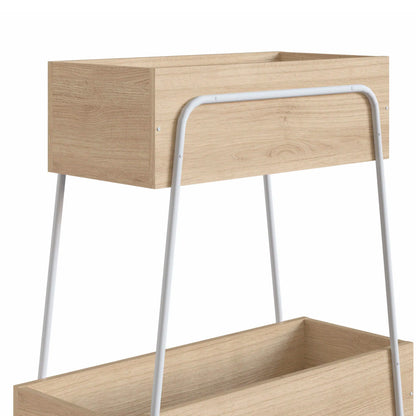 Organizador Chantou - Blanco y Color Madera - Tugow