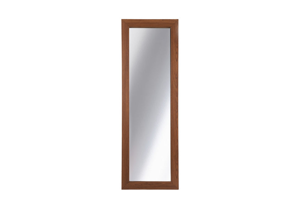 Cómoda y Espejo de cuerpo completo Luven - Nogal