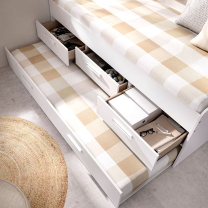 Cama Individual Leka - Blanco - Tugow