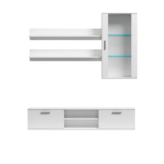 Mueble para tv Dushka - Blanco - Tugow