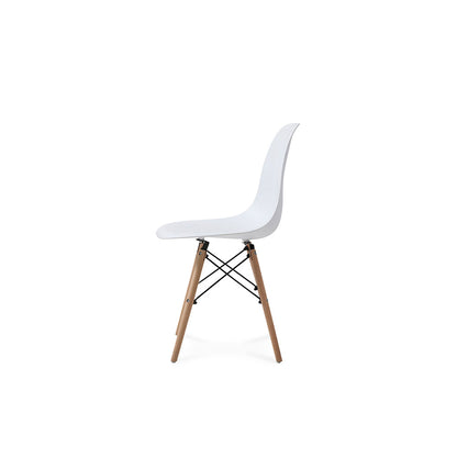 Silla Oslo réplica Eames - Blanco - Tugow