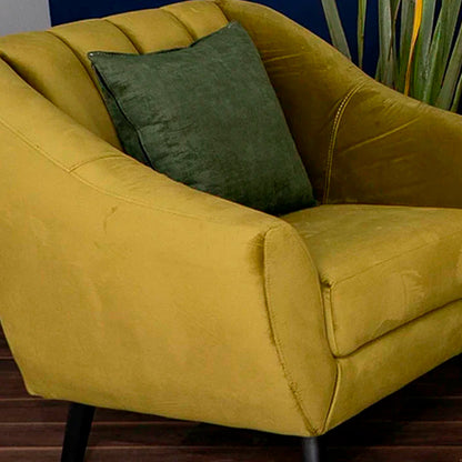 Sillón terciopelo Enzo - Verde Olivo - Tugow