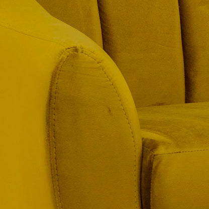 Sillón terciopelo Enzo - Verde Olivo - Tugow