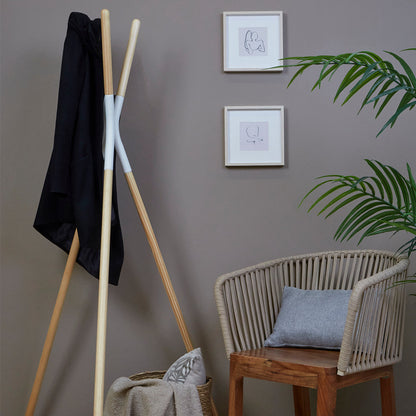 Perchero Epic - Color Madera y Blanco - Tugow