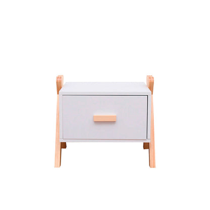 Buró infantil Estocolmo - Blanco y Madera - Tugow