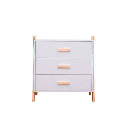 Cajonera infantil Estocolmo - Blanco y Madera - Tugow