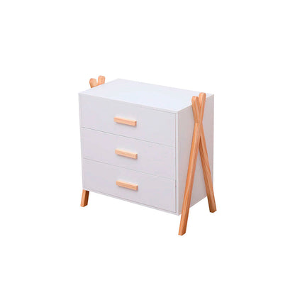 Cajonera infantil Estocolmo - Blanco y Madera - Tugow