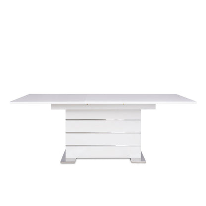 Mesa de comedor extensible Genova - Blanco - Tugow