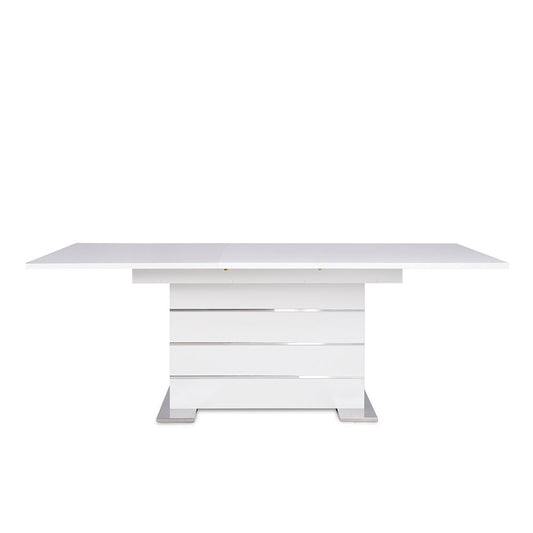 Mesa de comedor extensible Genova - Blanco - Tugow