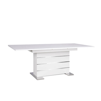 Mesa de comedor extensible Genova - Blanco - Tugow