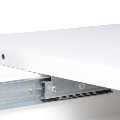 Mesa de comedor extensible Genova - Blanco - Tugow