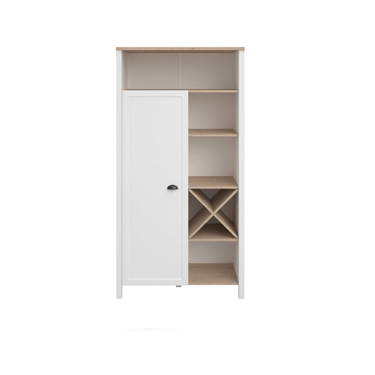 Alacena Glow - Blanco y Roble - Tugow
