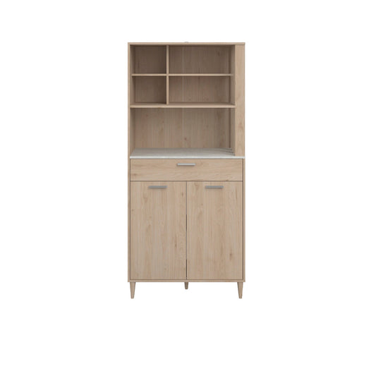 Alacena Grace - Roble y Blanco - Tugow
