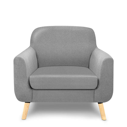 Sillón Grimaldi - Gris Claro - Tugow