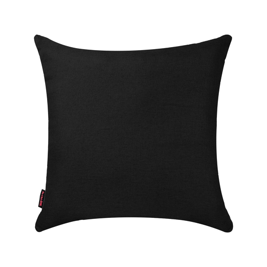 Cojín decorativo cuadrado Petra - Negro - Tugow