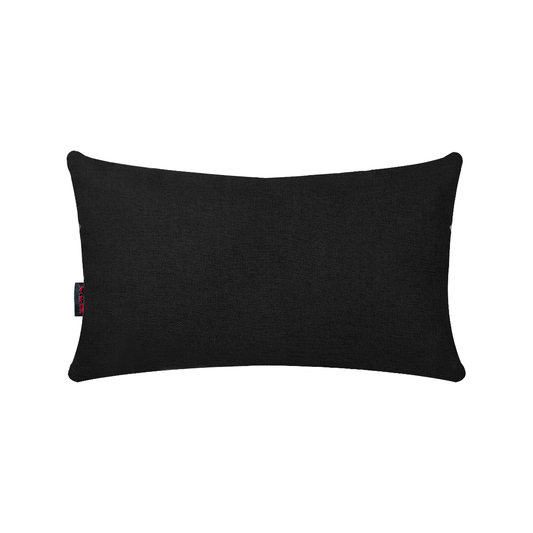 Cojín decorativo rectangular Petra - Negro - Tugow