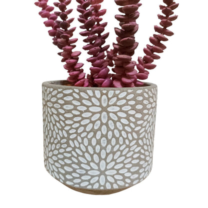 Flor Artificial Isa - Lila y Gris - Tugow