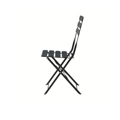 Juego de mesa con 2 sillas para exterior Paris - Negro - Tugow