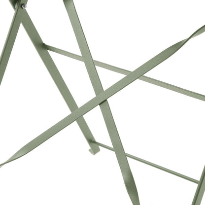 Juego de mesa con 2 sillas para exterior Paris - Verde - Tugow