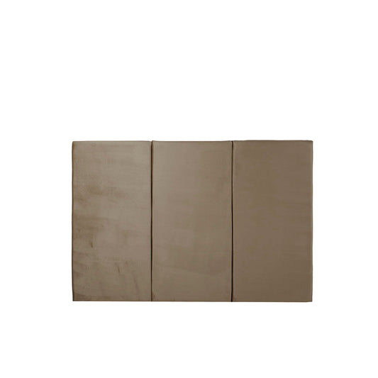 Juego de 3 paneles para cabecera modular matrimonial / queen size Lunaria - Cocoa