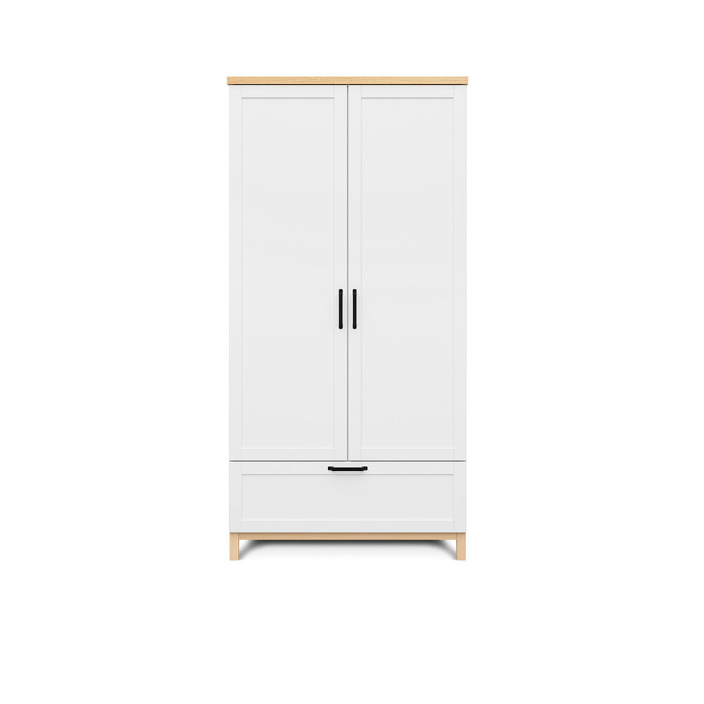 Armario Larvik - Color Madera y Blanco - Tugow