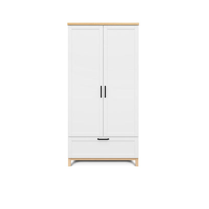 Armario Larvik - Color Madera y Blanco - Tugow