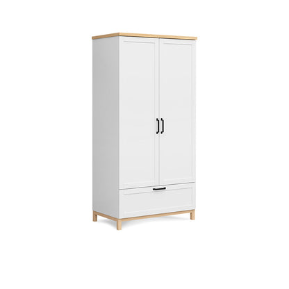 Armario Larvik - Color Madera y Blanco - Tugow