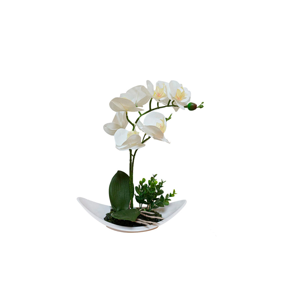 Flor Artificial Leif - Blanco - Tugow