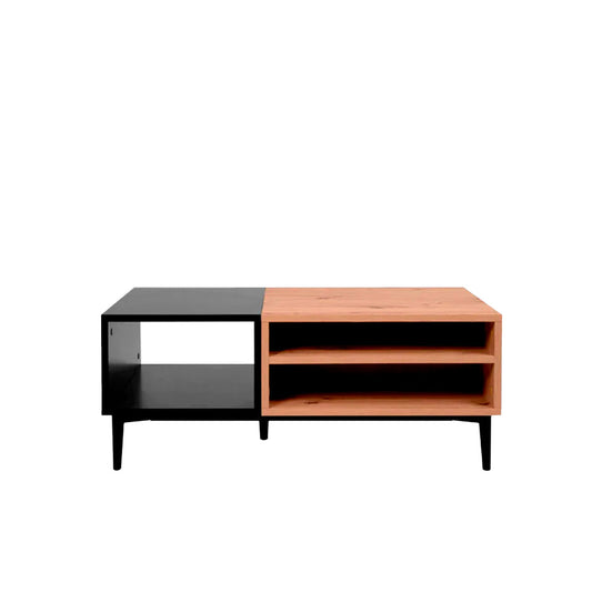 Mesa de centro Lexington - Color Madera y Negro - Tugow