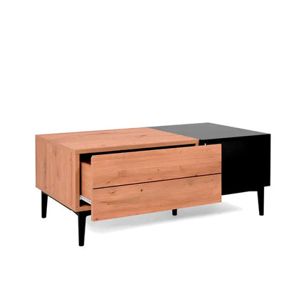 Mesa de centro Lexington - Color Madera y Negro - Tugow