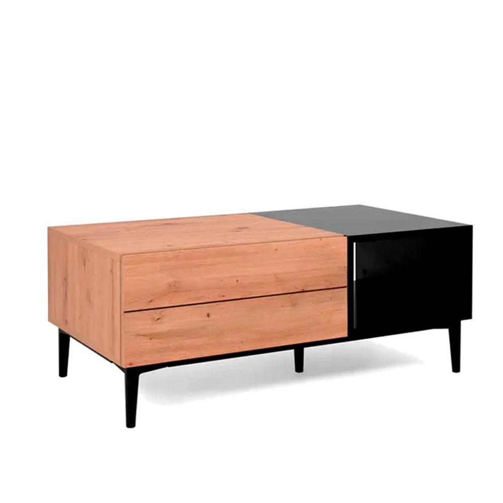 Mesa de centro Lexington - Color Madera y Negro - Tugow