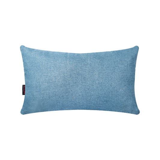 Cojín decorativo rectangular Petra - Azul - Tugow