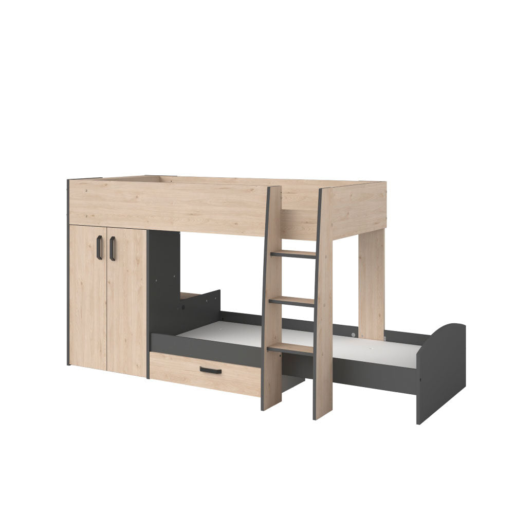 Litera Dim- Roble y Negro - Tugow