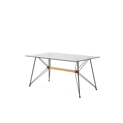 Mesa de comedor Macoba - Cristal Templado - Tugow
