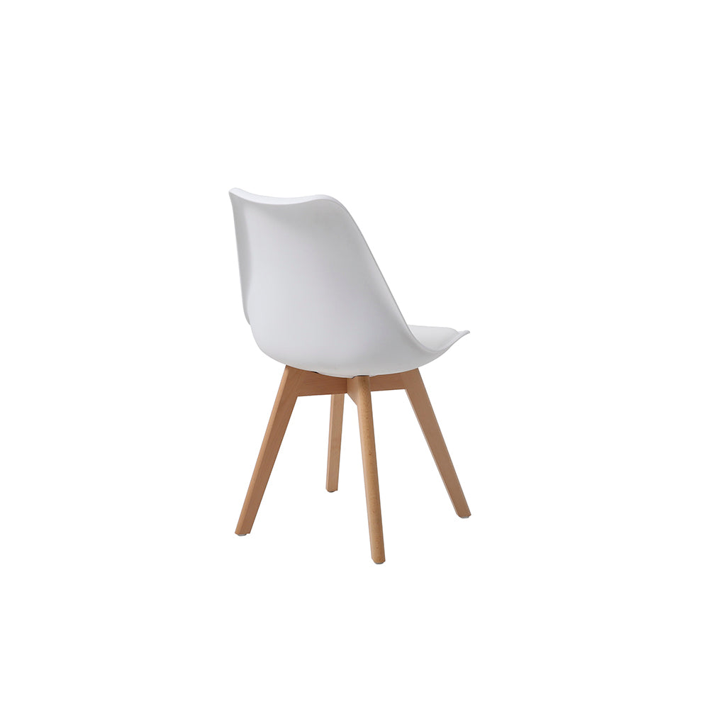 Comedor Macoba con 4 sillas Helsinki - Blanco - Tugow