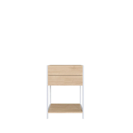 Buró Maly - Blanco y Color Madera - Tugow