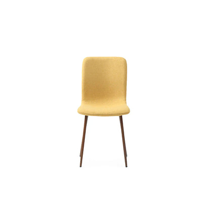 Mesa rectangular Munich con 4 sillas Mango - Blanco y  Mostaza