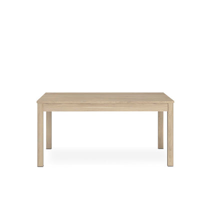 Mesa color roble con 6 sillas grises - Tu Gow