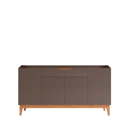 Credenza Matisse - Gris y Nogal - Tugow