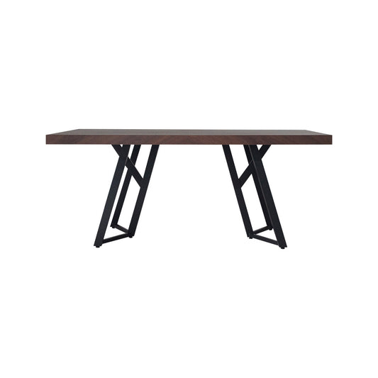 Mesa de comedor Ebba - Nogal y Negro - Tugow