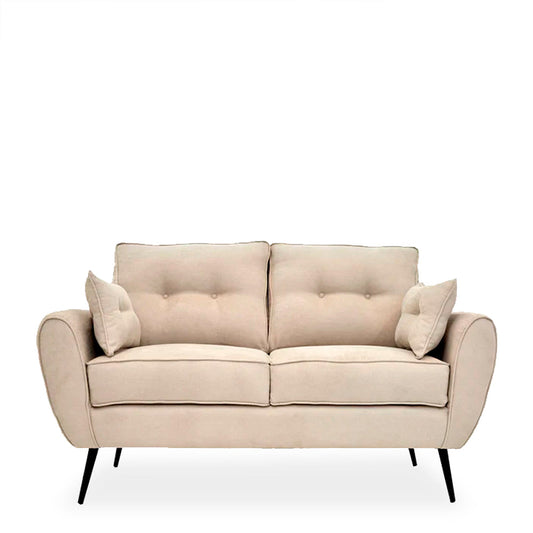 Sofá de 2 plazas Mihaela - Beige - Tugow