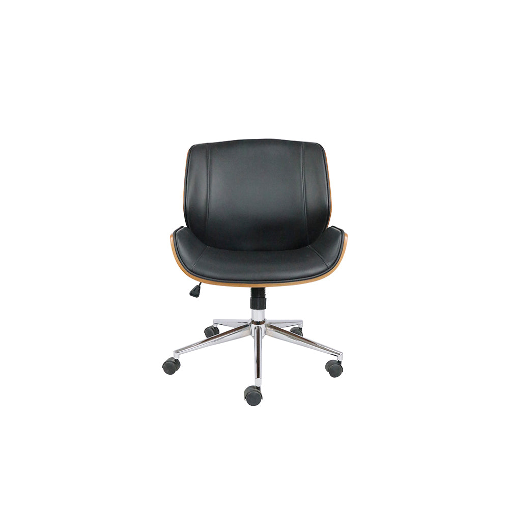 Silla de oficina Milano - Color Nogal y Negro - Tugow