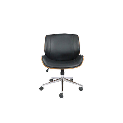 Silla de oficina Milano - Color Nogal y Negro - Tugow