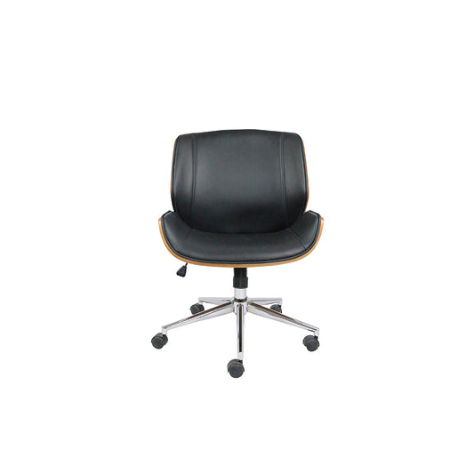 Silla de oficina Milano - Color Nogal y Negro - Tugow