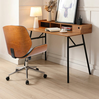Silla de oficina Milano - Color Nogal y Negro - Tugow