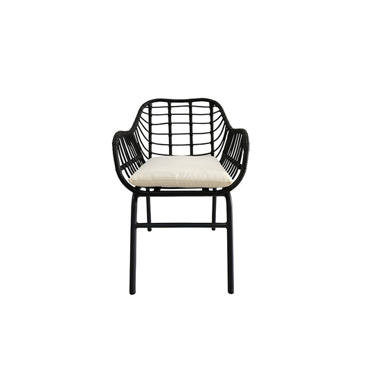Silla de exterior Millor - Negro - Tugow