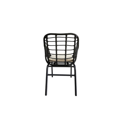 Set de 4 sillas de exterior Millor - Negro - Tugow