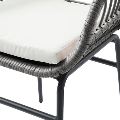 Set de 4 sillas de exterior Millor - Gris - Tu Gow